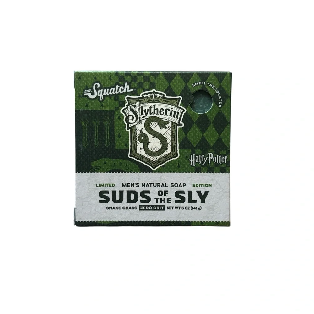 Dr. Squatch Limited Edition Men’s Natural Soap Bundle Harry Potter Slytherin NWT